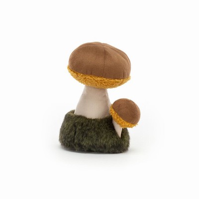 Jellycat Wild Nature Boletus Mushroom USA | 23508RBKM